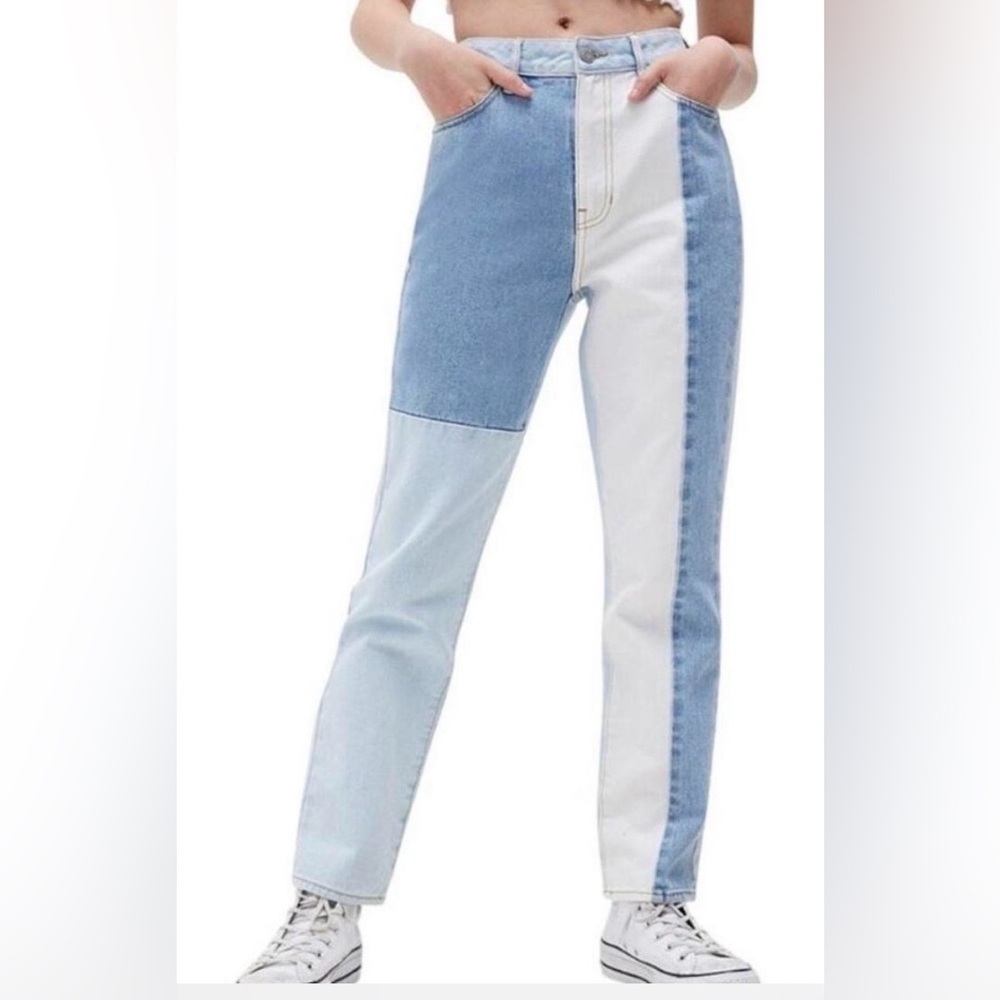 PacSun Eco Hopper Patch Mom Jeans